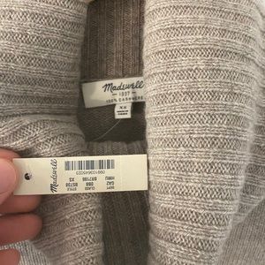 NWT Madewell Cashmere Sweater